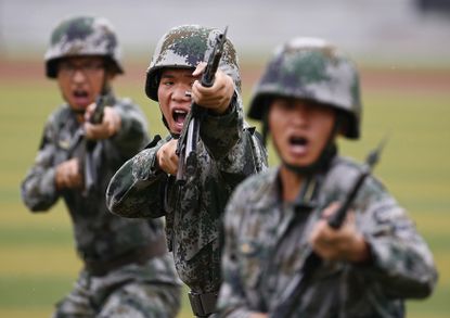 People's Liberation Army (PLA) soldiers