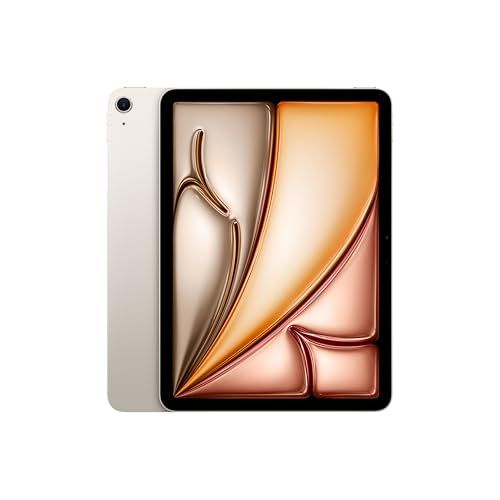 Apple Ipad Air 11-Inch (m4): Liquid Retina Display, 128gb, 12mp Front/back Camera, Wi-Fi 7 With Apple N1, Touch Id, All-Day Battery Life &mdash; Starlight