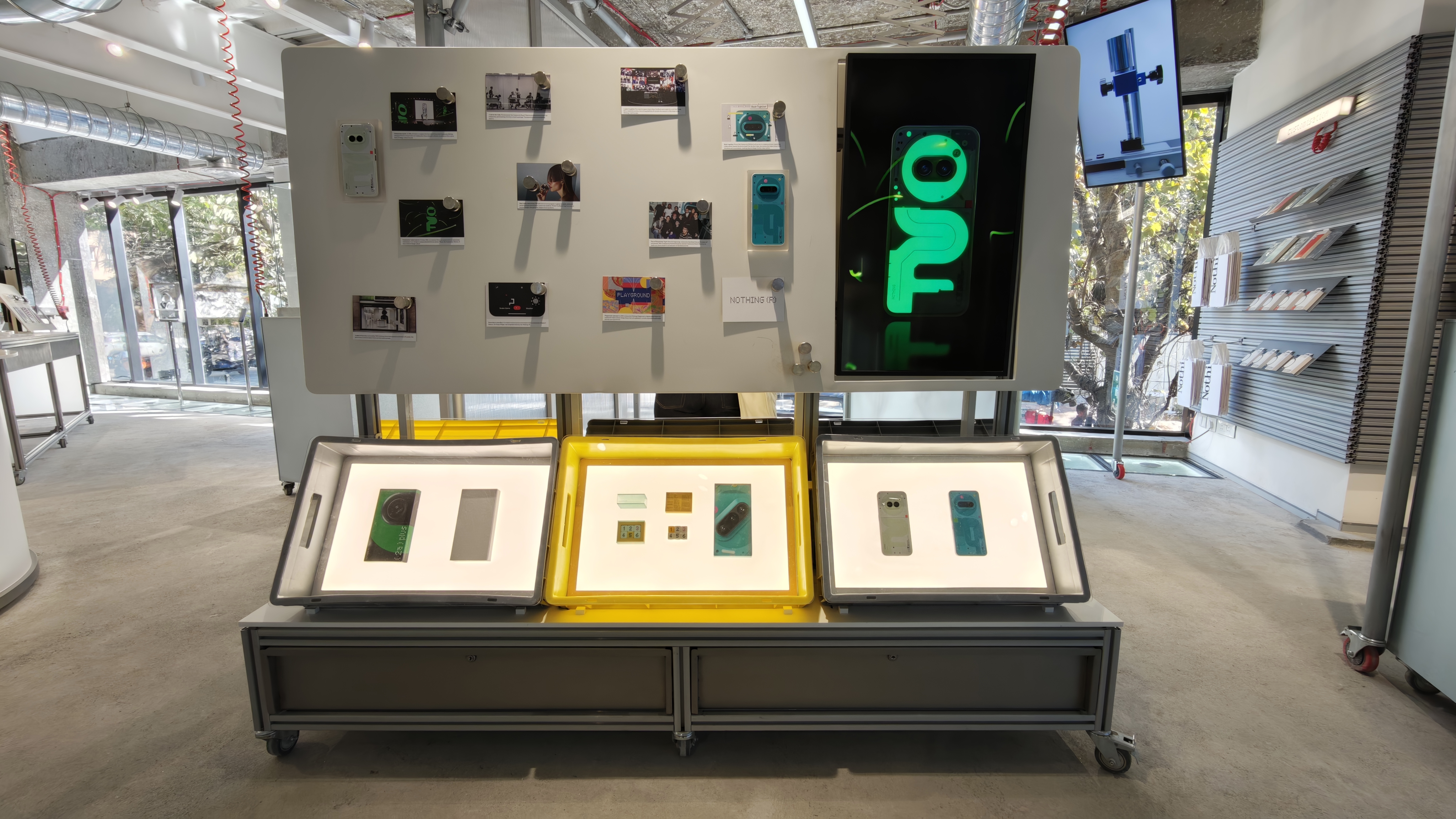 Photos of Nothing's retail store in Bengaluru, India