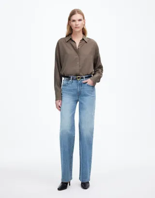 MW, The Perfect Vintage Wide-Leg Jean