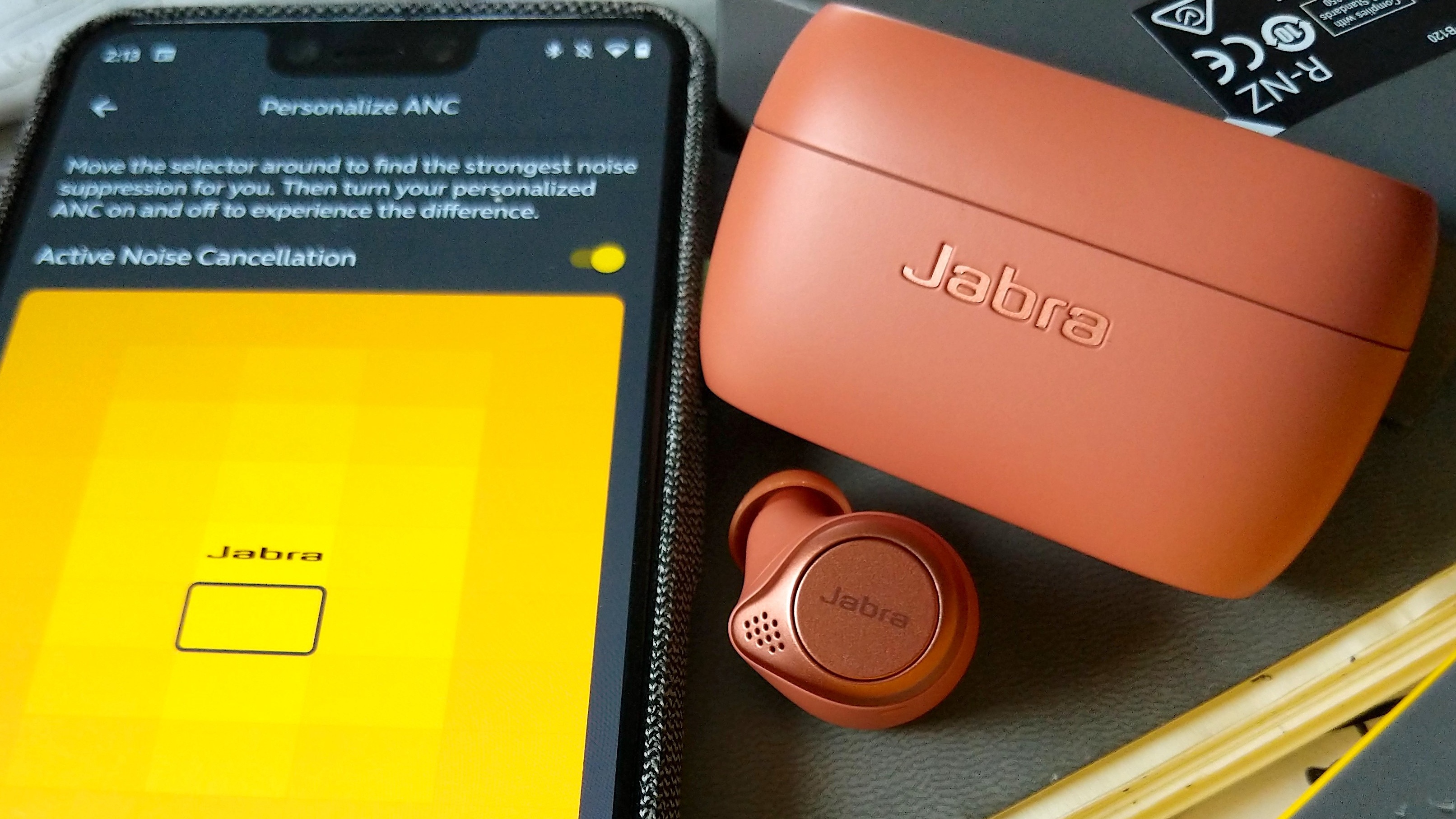 Active Noise Cancellation on the Jabra Elite Active 75t