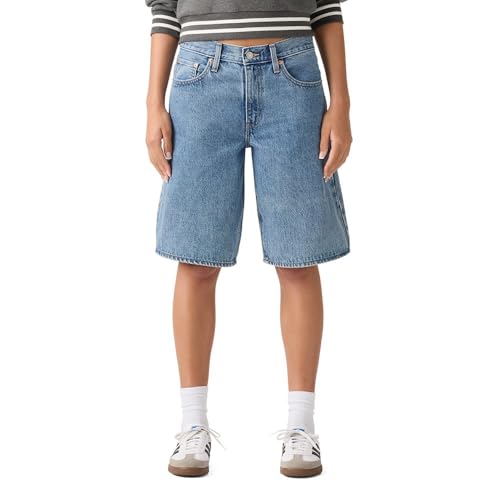 Levi's Women's Middy Jort, (new) Twisted Stone (non-Stretch), 28
