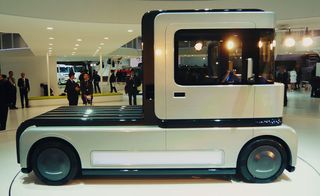 A kei car-sized cubic truck cab