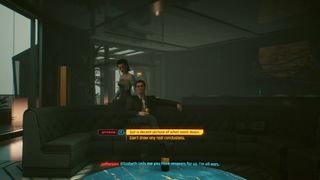 Cyberpunk 2077 I Fought The Law quest - The Peralezes in their penthouse