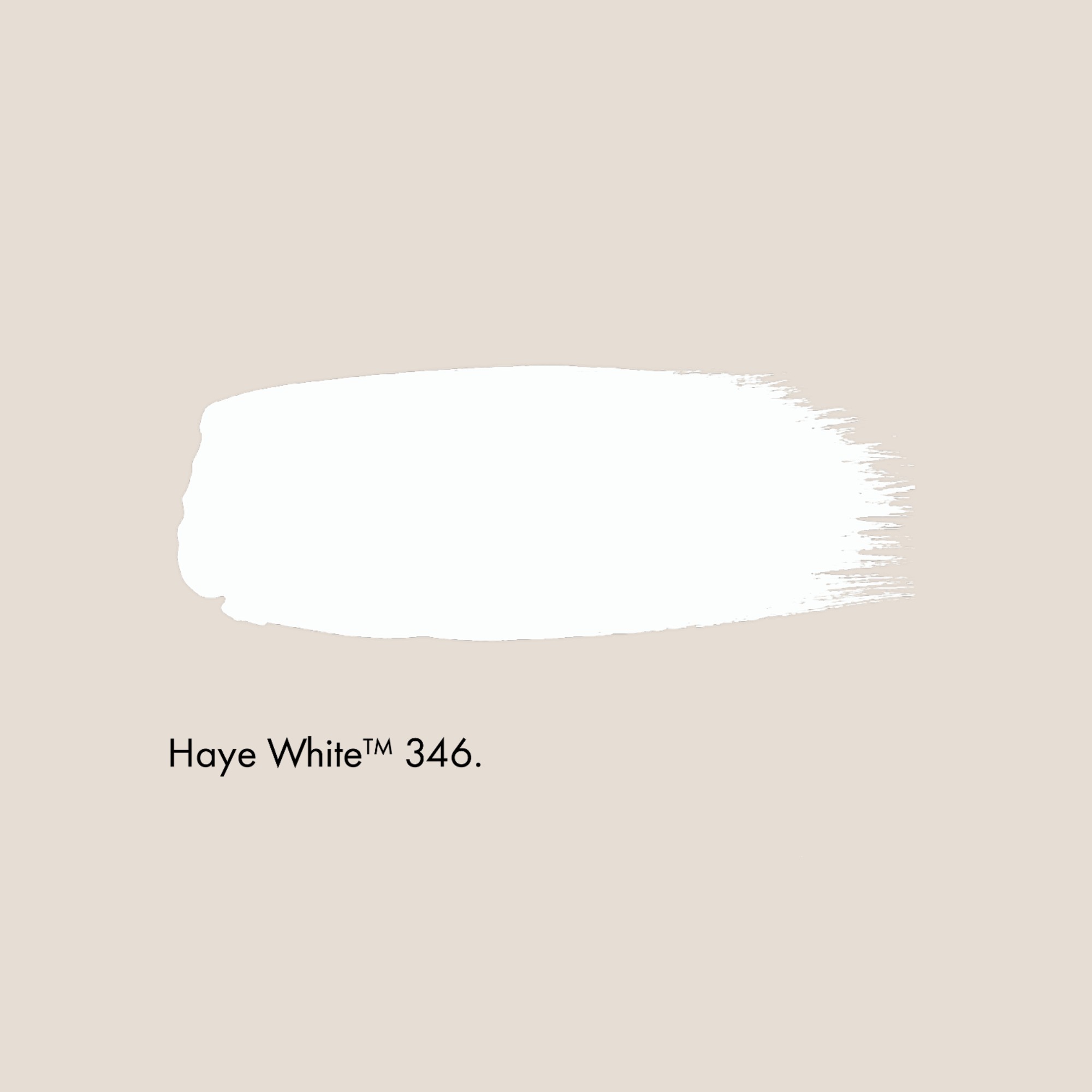 Little Greene Haye White paint swatch