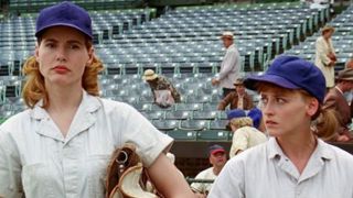Geena Davis and Lori Petty in A League Of Their Own