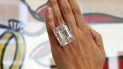 The famous 100-carat diamond.