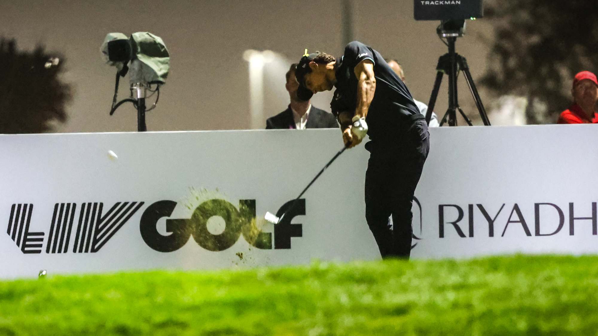 Chilean golfer tees off at LIV Golf tournament in 2025 Saudi Arabia