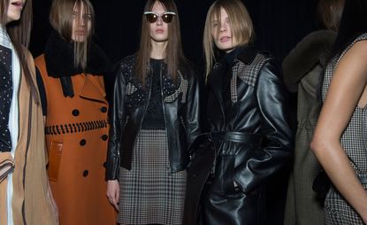 Female models wearing Phillip Lim collection for Autumn / Winter 2016