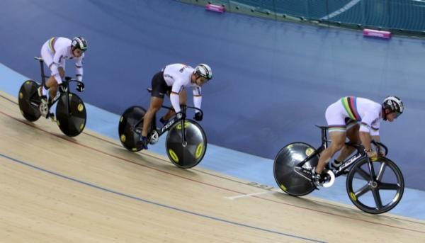 The German team sprinters powered to gold