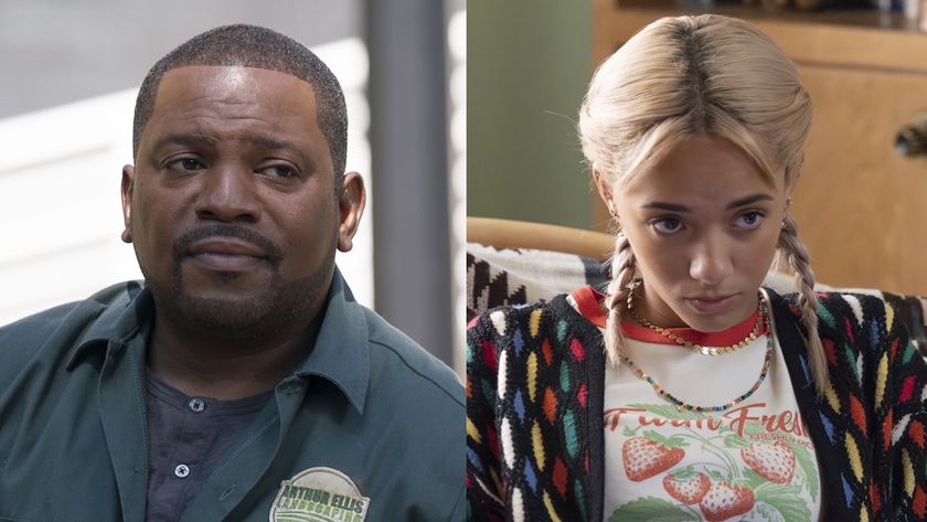 Side by side: Arthur in landscaper uniform; Ava in her bedroom in High Potential Season 2