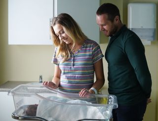 Louise Mitchell and Keanu Taylor have a baby daughter