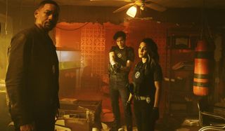 Bad Boys For Life Will Smith under watch by Charles Melton and Vanessa Hudgens