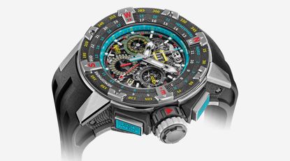 Sporty Richard Mille watch with a colourful dial 