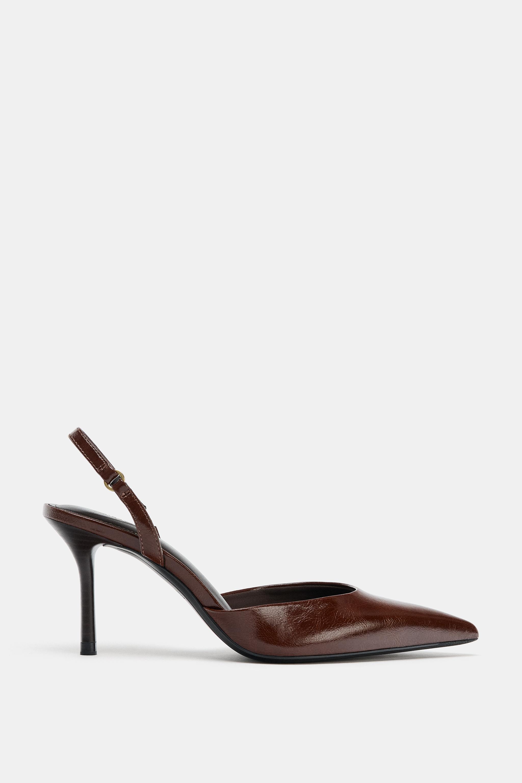 Pointed Toe Slingback Shoes