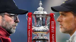 Jurgen Klopp and Thomas Tuchel face off either side of the FA Cup