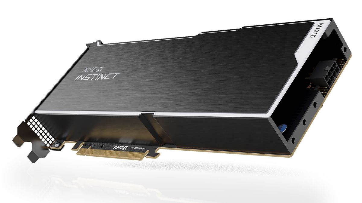 AMD Radeon Instinct MI210 images and slides