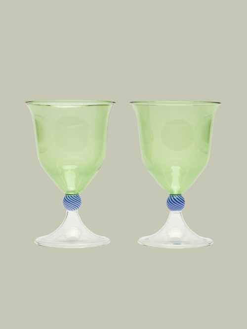 Olleta Swirl Wine Glasses, Set of 2