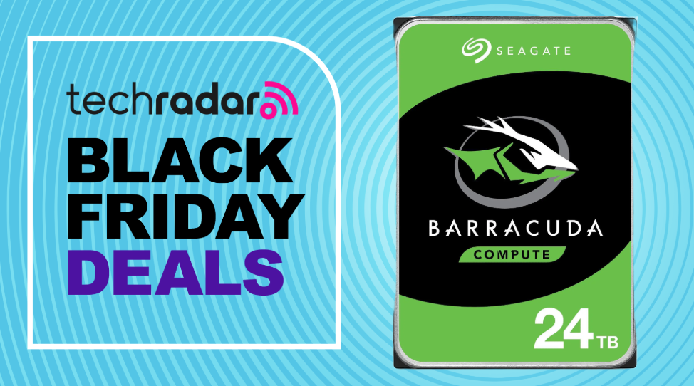 Looking for a great Black Friday storage deal? 24TB Seagate HDD crashes to its lowest price ever - now just $239.99