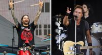Jay Weinberg and Bruce Springsteen