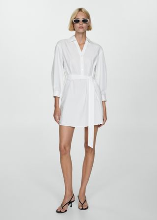 Bow Shirt Dress