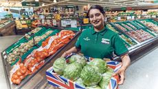 Staff at Morrisons supermarket