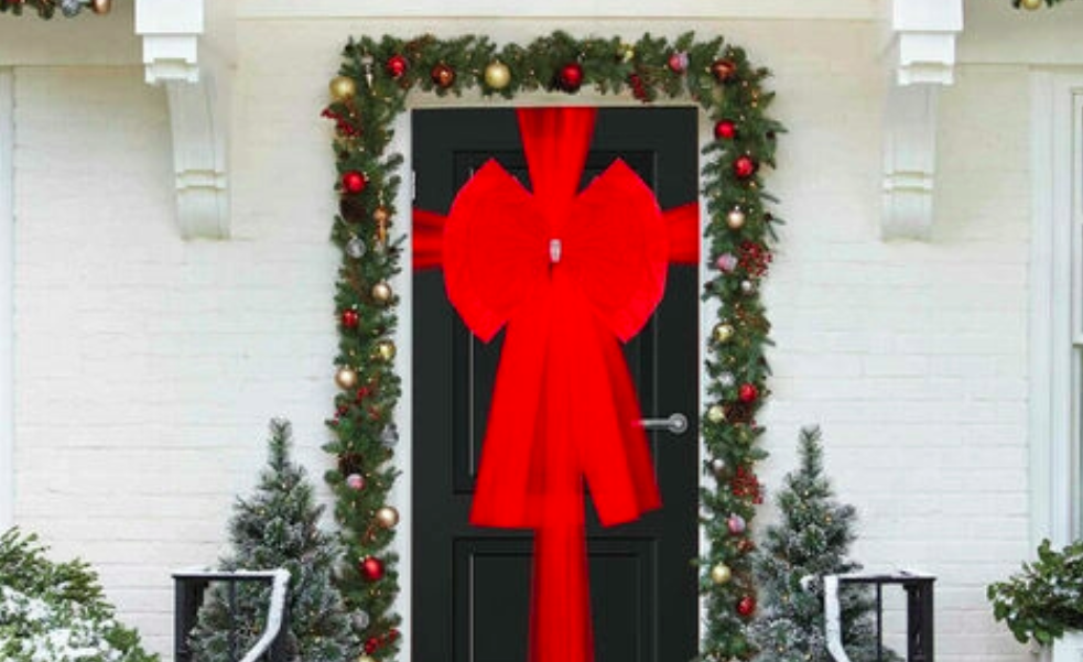 manomano christmas door bow