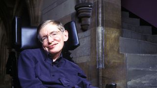 The actual Time Lord, Professor Stephen Hawking