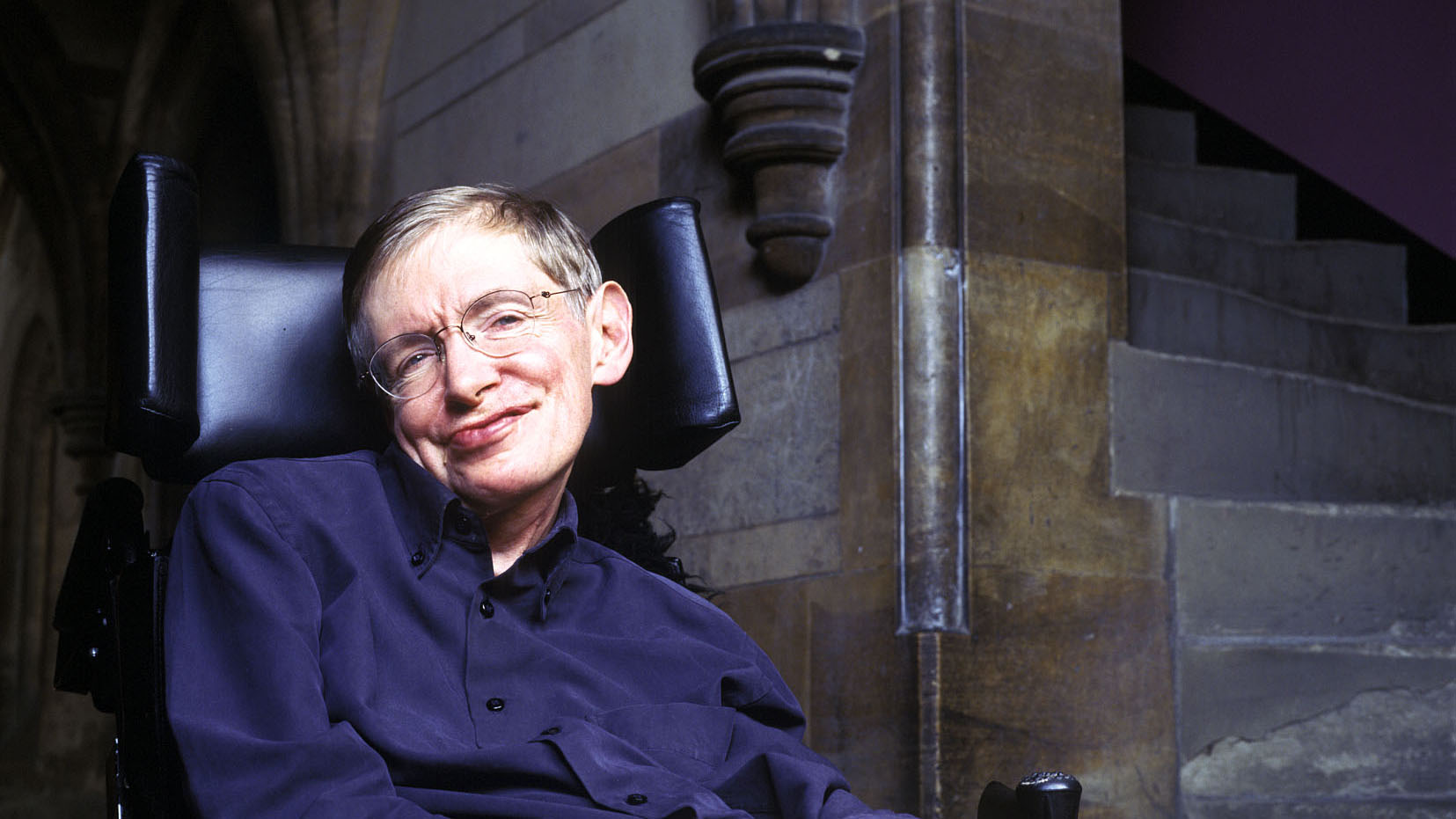 The actual Time Lord, Professor Stephen Hawking
