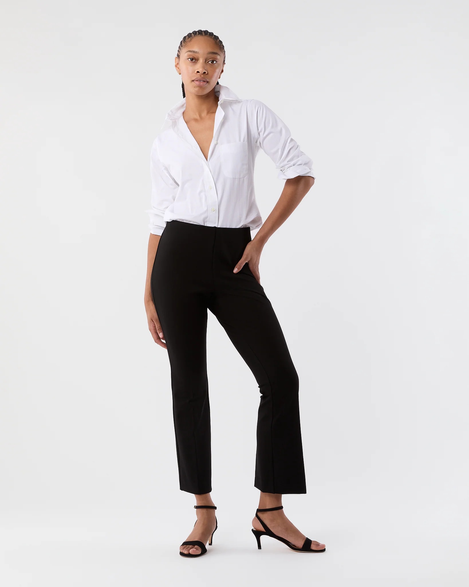Mashburn Faye Flare Cropped Pant.