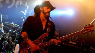 Lemmy Kilmister performs in concert with Motorhead at Stubb's Bar-B-Q on September 20, 2009 in Austin, Texas