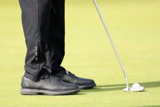 A close up of Tiger Woods' putter at Royal Troon