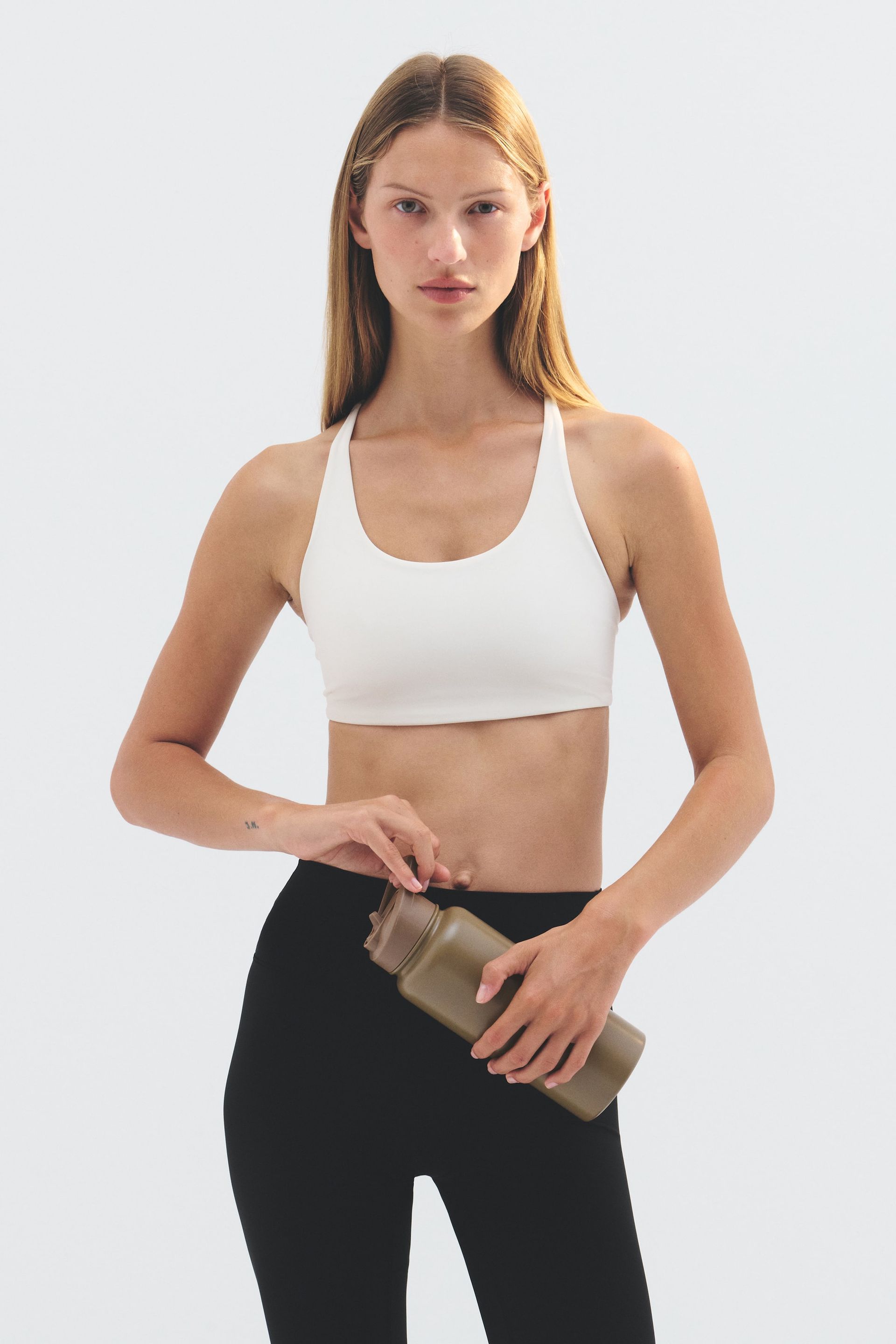 Water Bottle - Beige