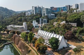 Chung Chi Hall Student Centre, CUHK as part of hong kong brutalism map