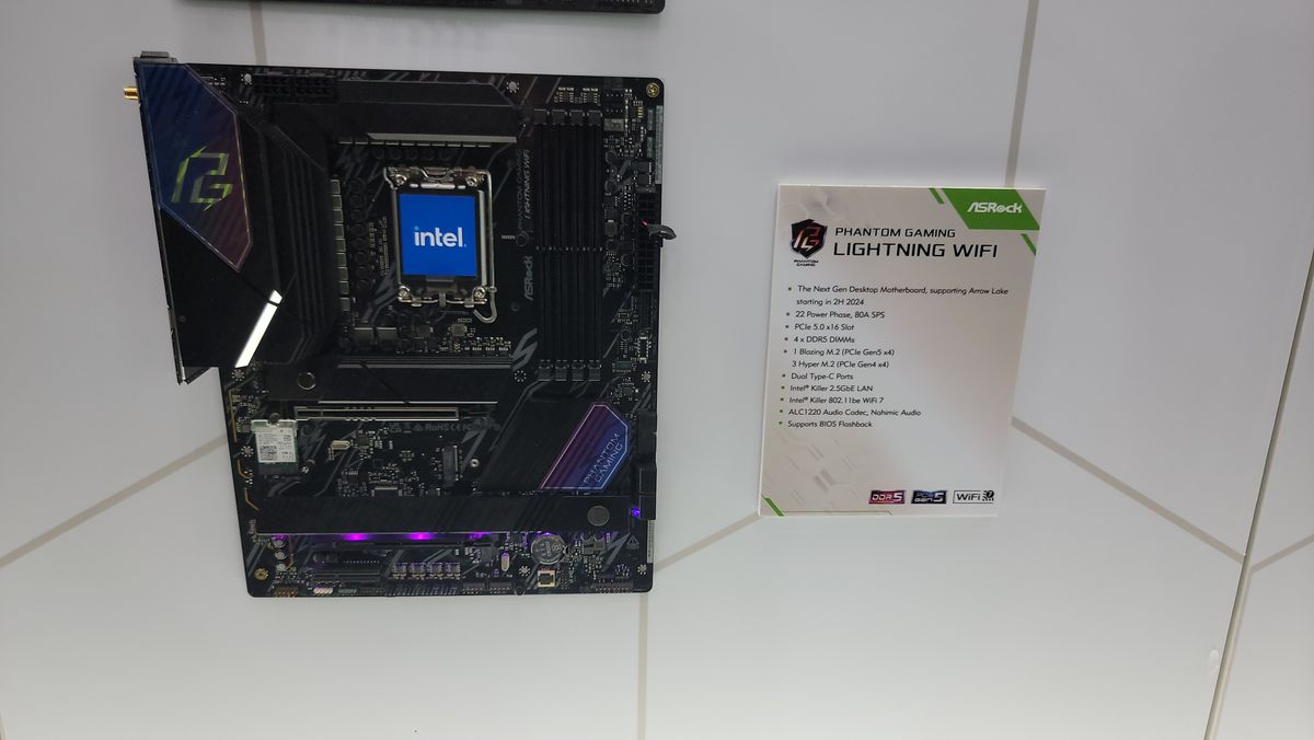 ASRock Arrow Lake-S Motherboards from Computex 2024
