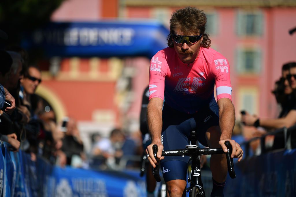 COL DE TURINI FRANCE MARCH 16 Start Mitchell Docker of Australia and Team EF Education First during the 77th Paris Nice 2019 Stage 7 a 1815km stage from Nice to Col de Turini La Bollne de Vsubie 1607m PN ParisNice on March 16 2019 in Nice France Photo by Justin SetterfieldGetty Images