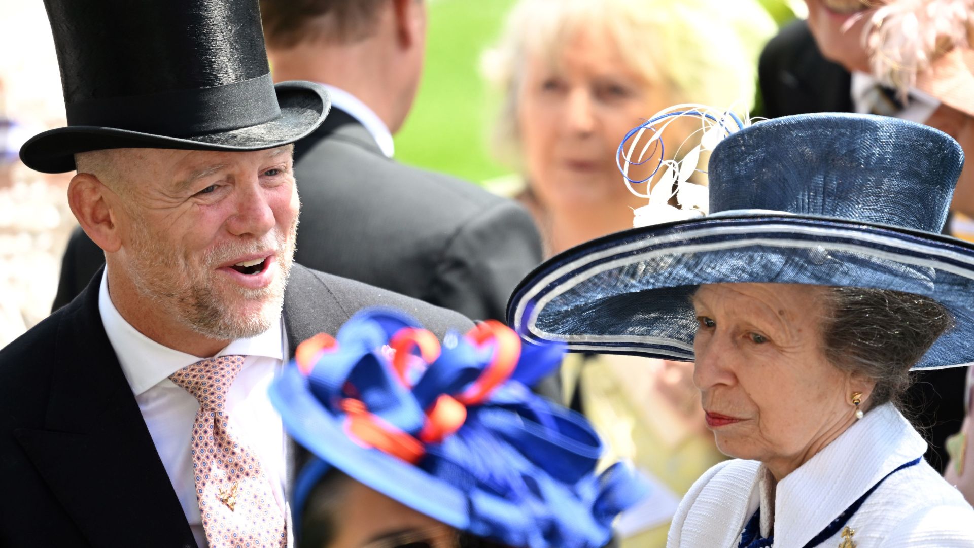 Mike Tindall and Princess Anne at Royal Ascot, 2024