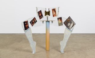 Leg Chair (Jane Birkin), 2011, by Anthea Hamilton.