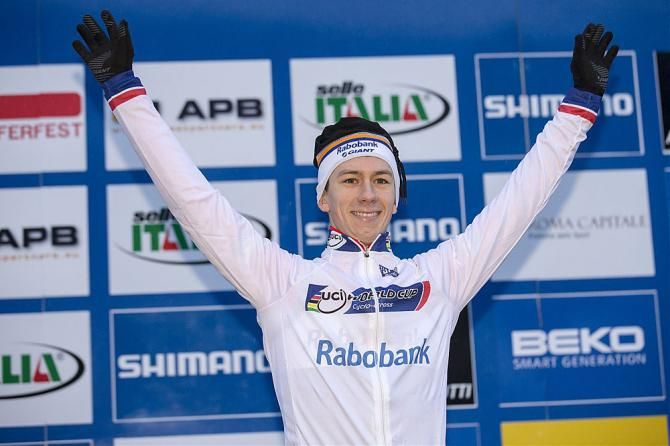 Lars van der Haar as World Cup leader