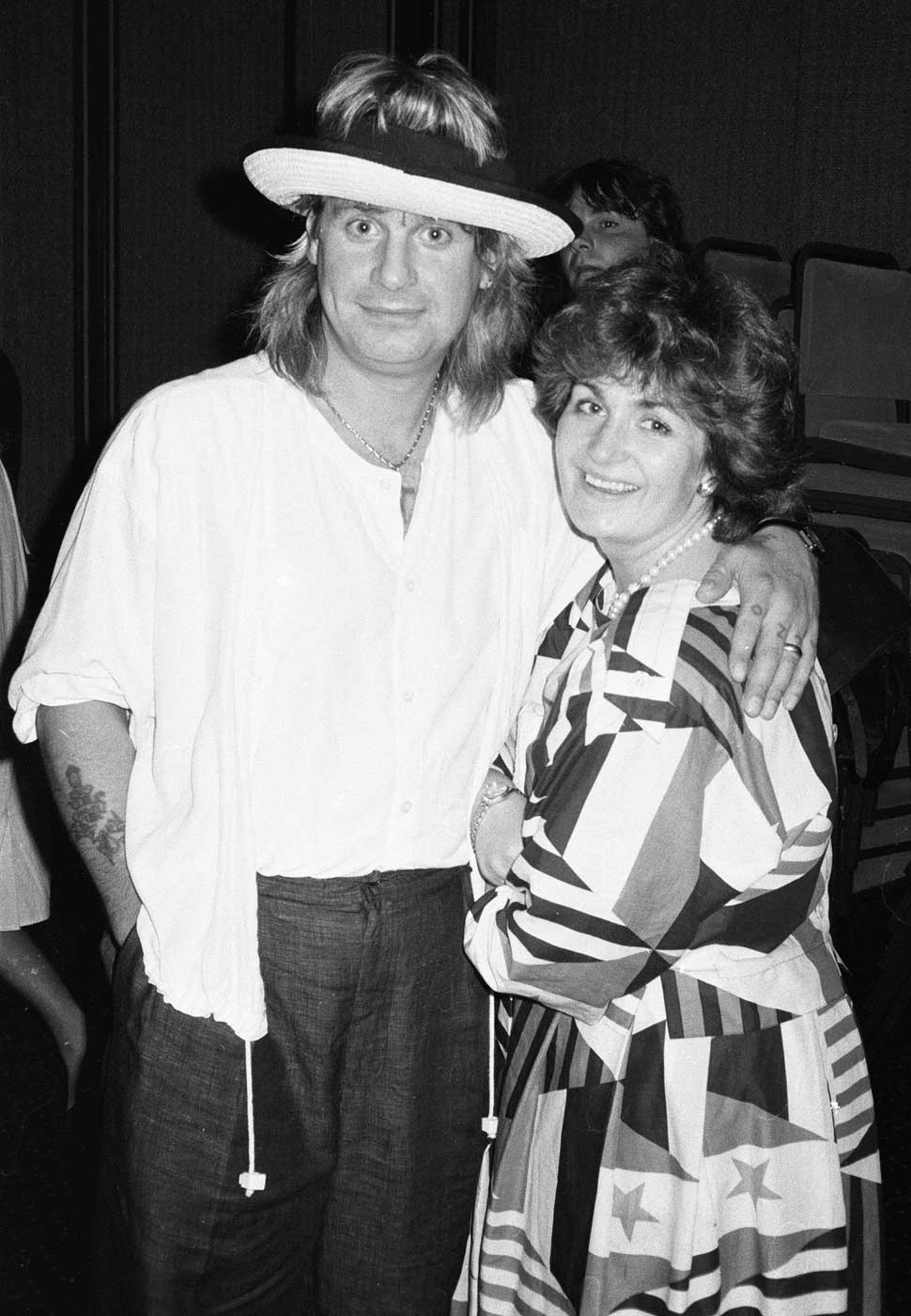 Ozzy and Sharon at Rock In Rio in 1985