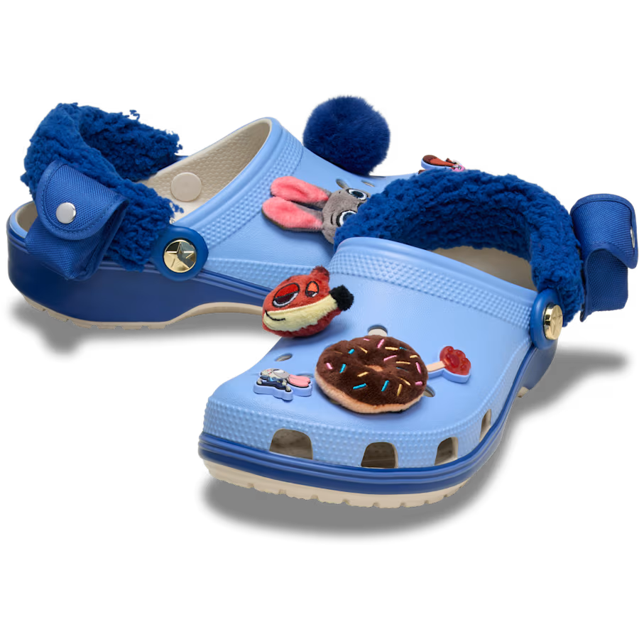 Crocs on white background