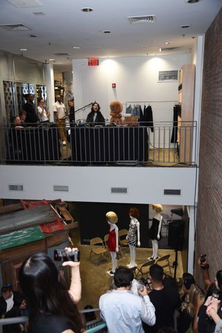 St. Vincent x Wallpaper event at Dover Street Market New York