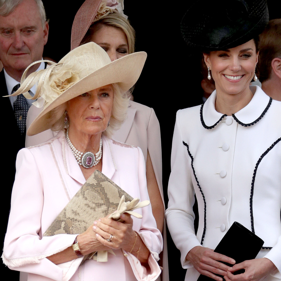 Queen Camilla and Princess Kate attend the Order of the Garter in 2019