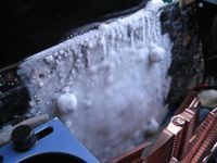 Condensation builds up when your GTX 280 drops to -186 degrees