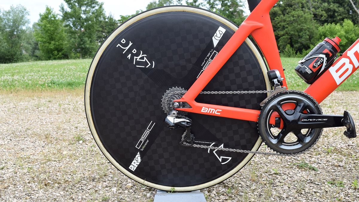 BMC Racing use wheels from Shimano, with their time trial wheels coming from Shimano's sister brand PRO