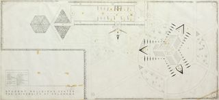 Ground floor plans for the ’Crystal Chapel’ at the University of Okalahoma, 1949