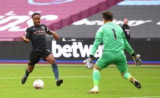 Raheem Sterling fialed to take a late chance to score the winner