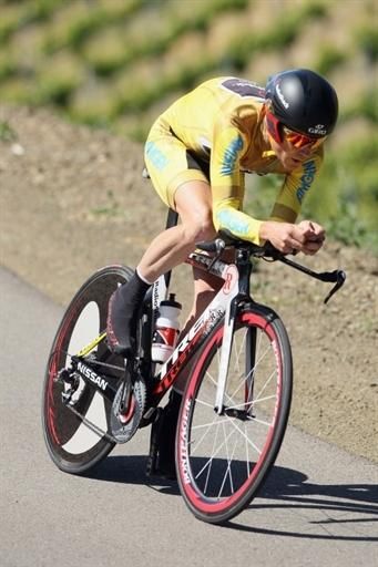 Chris Horner (RadioShack) in action
