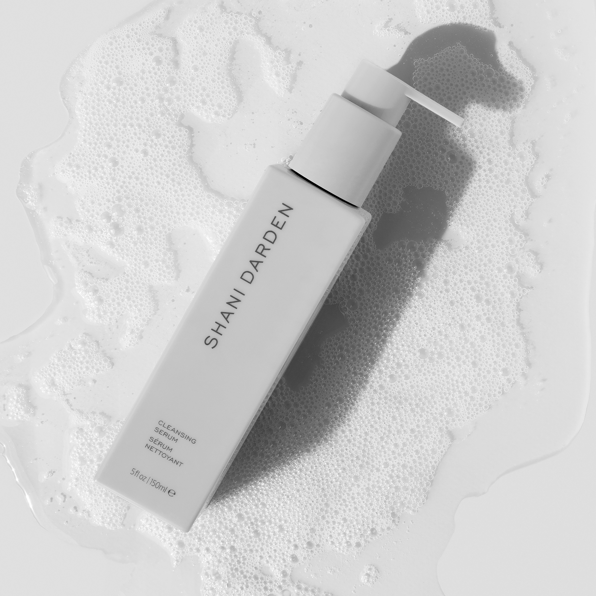 Shani Darden cleansing serum in grey bottle
