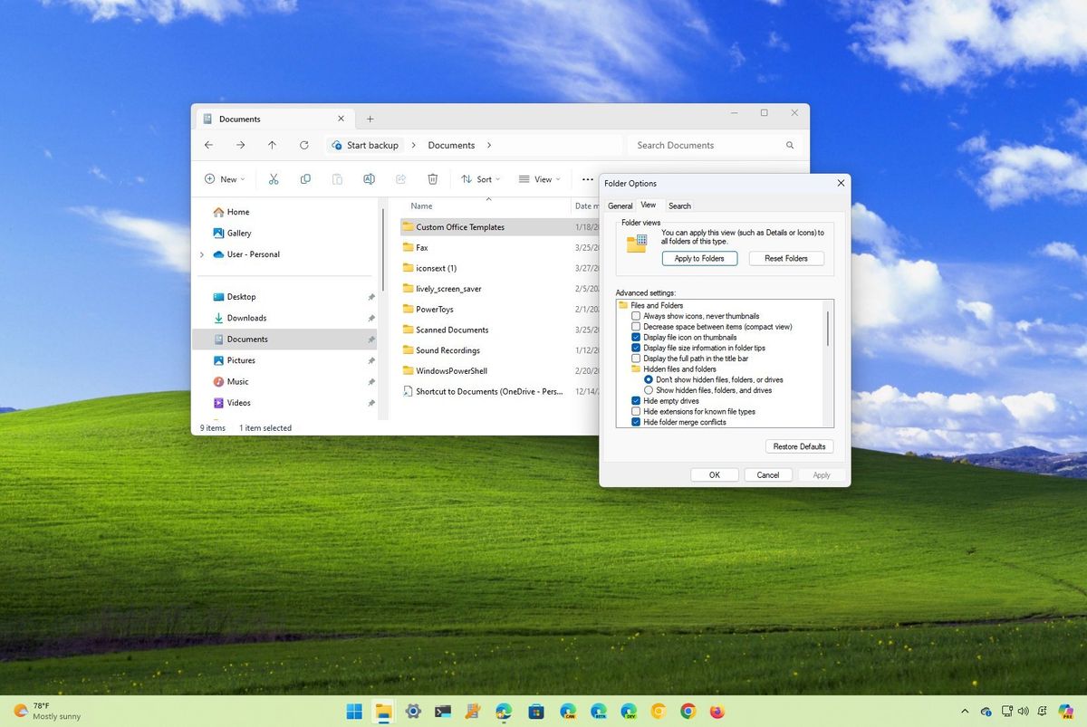 How to reset folder view settings on File Explorer for Windows 11 and ...